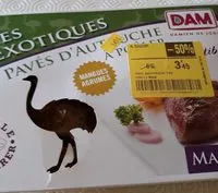 Mängden socker i Pavés d'Autruche à poêler - Mangue Agrumes