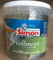 Mängden socker i Simon Rollmops 4 / 5 Pièces Seau
