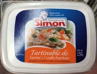Mängden socker i Tartinable de Surimi & crabe tourteau