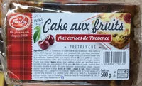 Mängden socker i Cake aux fruits aux cerises de Provence