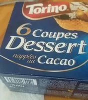 Mängden socker i Coupes dessert nappées au cacao