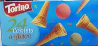 Mängden socker i CORNETS A GLACES X24