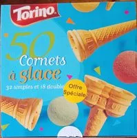 Mängden socker i 50 Cornets à Glace