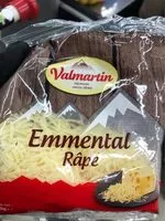 Mängden socker i Emmentale râpé