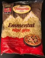 Mängden socker i Emmental rapé gros