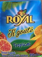 Mängden socker i Ti gouté tropical