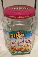 Mängden socker i Confiture abricot des antilles