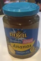 Mängden socker i Confiture allégée ananas