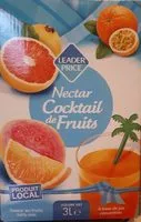 Mängden socker i Nectar cocktail de fruits