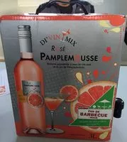 Mängden socker i Di'Vin Mix Rosé Pamplemousse