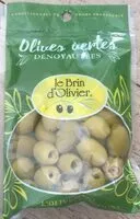 Mängden socker i Olives vertes dénoyautées