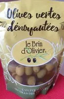 Mängden socker i Olives vertes dénoyautées