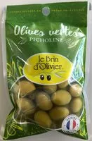 Mängden socker i Olives vertes Picholine du Gard