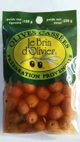 Mängden socker i Olives tournante cassées - préparation provencale