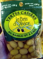 Mängden socker i Vertes cassées au basilic et à l'ail