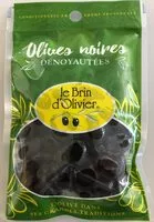 Mängden socker i Olives noires denoyautees