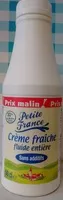 Mängden socker i Crème fraîche fluide entière (30% MG)