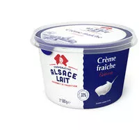 Mängden socker i Crème Fraîche épaisse 30%