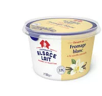 Mängden socker i Dessert Au Fromage Blanc à la Vanille naturelle