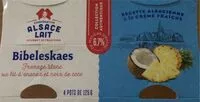 Mängden socker i Bibeleskaes ananas et coco
