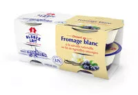 Mängden socker i Dessert au fromage blanc Vanille naturelle sur lit myrtille 6,2% MG