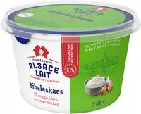 Mängden socker i Fromage blanc Bibeleskaes Fines herbes 8,1% MG