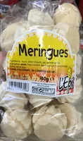Mängden socker i Meringues