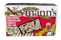 Mängden socker i Neymann's Pain spécial croustillant complet 100% bio