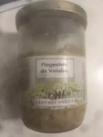 Mängden socker i Flageolets de Vendée