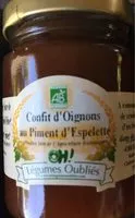 Mängden socker i Confit d'oignons au piment d'espelette