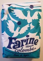 Mängden socker i Farine blanche colombe