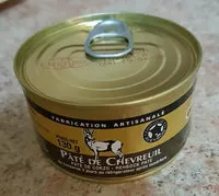 Mängden socker i Pâté de Chevreuil