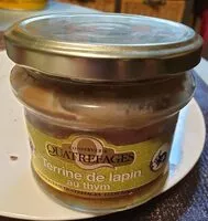 Mängden socker i Terrine de lapin au thym