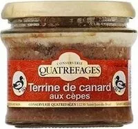 Mängden socker i Terrine de canard aux cepes