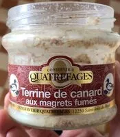 Mängden socker i Terrine de canard aux magrets fumés