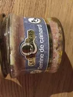 Mängden socker i Terrine de canard QUATREFAGES