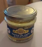 Mängden socker i Terrine de caille au foie de canard QUATREFAGES