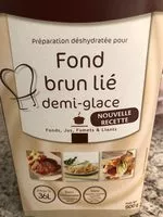 Mängden socker i Fond brun lié