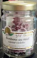 Mängden socker i Bonbons au miel saveur violette