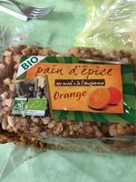 Mängden socker i Pain épices à l'ancienne Orange