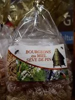 Mängden socker i Bonbons Bourgeons Miel / Sève De Pin 200G