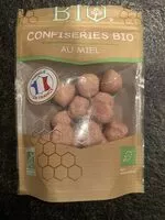 Mängden socker i Bonbons au miel fraises bio