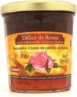 Mängden socker i Confiture Délice De Roses