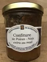 Mängden socker i Confiture Poires Noix