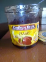 Mängden socker i Confiture de fraises extra au miel