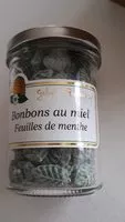 Mängden socker i Bonbons au miel et menthe