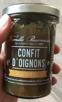 Mängden socker i Confit d'oignons au miel
