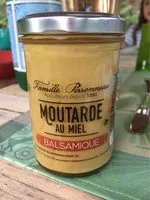 Mängden socker i Moutarde au miel balsamique