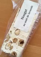 Mängden socker i Nougat Blanc Au Miel Lavande 100G