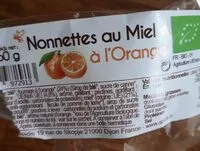 Mängden socker i Mini nonettes à l'orange bio
